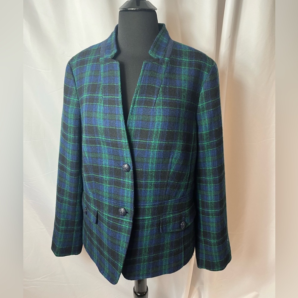 NWT Talbots plaid jacket!